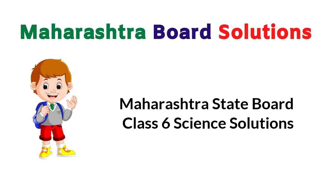 Maharashtra State Board Class 6 Science Solutions Maharashtra Board 