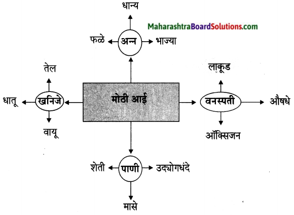 Maharashtra Board Class 6 Marathi Solutions Chapter 13 मोठी आई 10