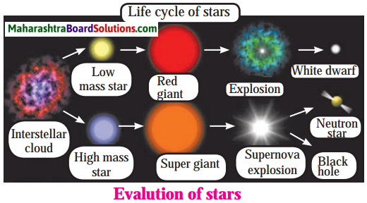 Maharashtra Board Class 8 Science Solutions Chapter 19 Life Cycle of Stars 8