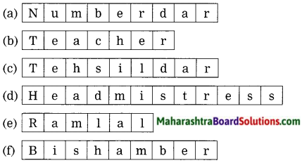 Maharashtra Board Class 10 My English Coursebook Solutions Chapter 4.2 Bholi 5