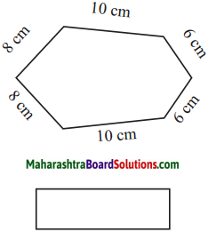 Maharashtra Board Class 5 Maths Solutions Chapter 12 Perimeter and Area Problem Set 48 2