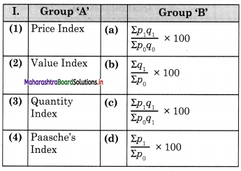 Maharashtra Board Class 12 Economics Important Questions Chapter 6 Index Numbers 22