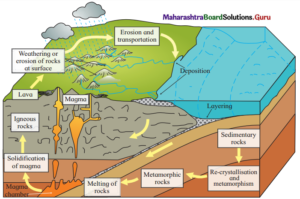 Maharashtra Board Class 11 Geography Solutions Chapter 2 Weathering and ...