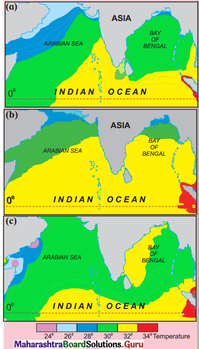 Maharashtra Board Class 11 Geography Solutions Chapter 7 Indian Ocean - Relief and Strategic Importance 5