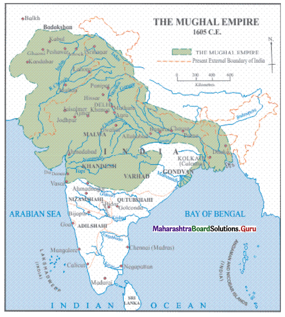 Maharashtra Board Class 11 History Important Questions Chapter 15 India During Mughal Period 3