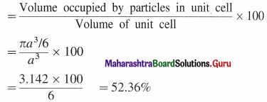 Maharashtra Board Class 12 Chemistry Solutions Chapter 1 Solid State 10