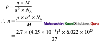 Maharashtra Board Class 12 Chemistry Solutions Chapter 1 Solid State 14