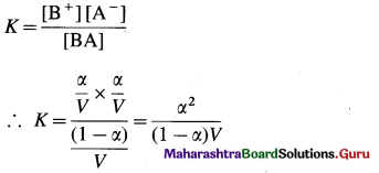 Maharashtra Board Class 12 Chemistry Solutions Chapter 3 Ionic Equilibria 14