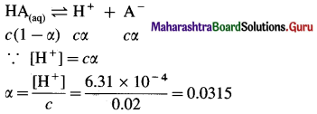 Maharashtra Board Class 12 Chemistry Solutions Chapter 3 Ionic Equilibria 9