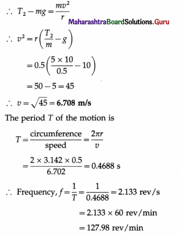 Maharashtra Board Class 12 Physics Important Questions Chapter 1 Rotational Dynamics 101