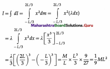 Maharashtra Board Class 12 Physics Important Questions Chapter 1 Rotational Dynamics 124