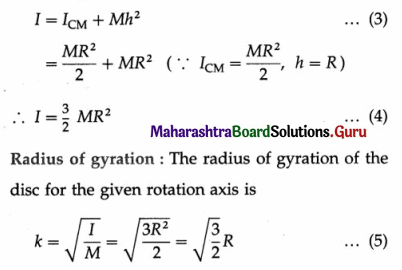 Maharashtra Board Class 12 Physics Important Questions Chapter 1 Rotational Dynamics 132