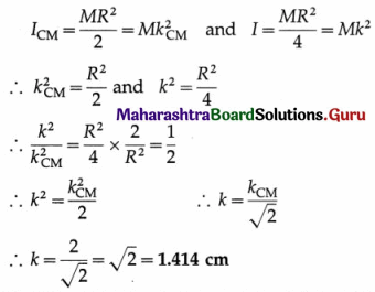 Maharashtra Board Class 12 Physics Important Questions Chapter 1 Rotational Dynamics 158