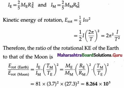 Maharashtra Board Class 12 Physics Important Questions Chapter 1 Rotational Dynamics 161