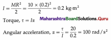 Maharashtra Board Class 12 Physics Important Questions Chapter 1 Rotational Dynamics 179