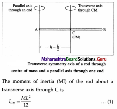 Maharashtra Board Class 12 Physics Important Questions Chapter 1 Rotational Dynamics 300
