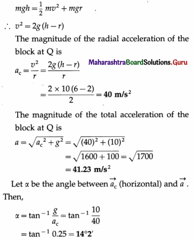Maharashtra Board Class 12 Physics Important Questions Chapter 1 Rotational Dynamics 95