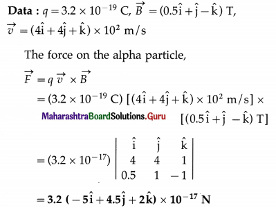 Maharashtra Board Class 12 Physics Important Questions Chapter 10 Magnetic Fields due to Electric Current 12
