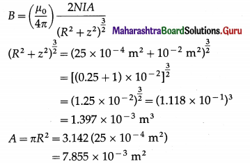 Maharashtra Board Class 12 Physics Important Questions Chapter 10 Magnetic Fields due to Electric Current 53