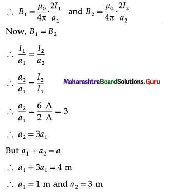 Maharashtra Board Class 12 Physics Important Questions Chapter 10 Magnetic Fields due to Electric Current 66