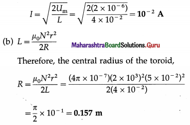 Maharashtra Board Class 12 Physics Important Questions Chapter 12 Electromagnetic Induction 48