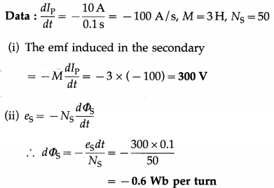 Maharashtra Board Class 12 Physics Important Questions Chapter 12 Electromagnetic Induction 62
