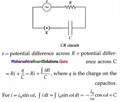Maharashtra Board Class 12 Physics Important Questions Chapter 13 AC Circuits 16