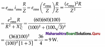 Maharashtra Board Class 12 Physics Important Questions Chapter 13 AC Circuits 27