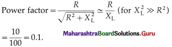 Maharashtra Board Class 12 Physics Important Questions Chapter 13 AC Circuits 40