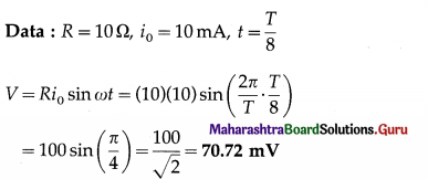 Maharashtra Board Class 12 Physics Important Questions Chapter 13 AC Circuits 5