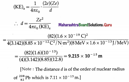 Maharashtra Board Class 12 Physics Important Questions Chapter 15 Structure of Atoms and Nuclei 3