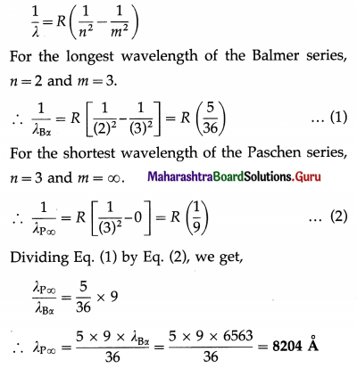 Maharashtra Board Class 12 Physics Important Questions Chapter 15 Structure of Atoms and Nuclei 45