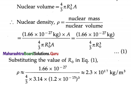 Maharashtra Board Class 12 Physics Important Questions Chapter 15 Structure of Atoms and Nuclei 53