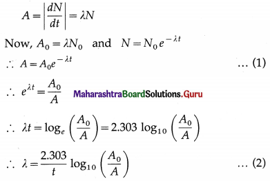 Maharashtra Board Class 12 Physics Important Questions Chapter 15 Structure of Atoms and Nuclei 61
