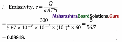 Maharashtra Board Class 12 Physics Important Questions Chapter 3 Kinetic Theory of Gases and Radiation 79