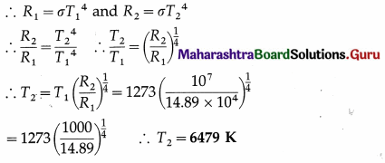 Maharashtra Board Class 12 Physics Important Questions Chapter 3 Kinetic Theory of Gases and Radiation 82