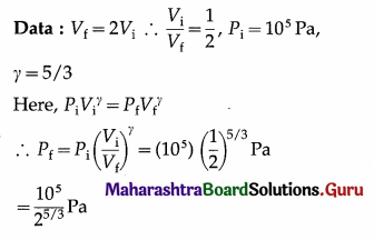 Maharashtra Board Class 12 Physics Important Questions Chapter 4 Thermodynamics 30