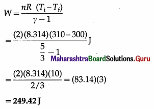Maharashtra Board Class 12 Physics Important Questions Chapter 4 Thermodynamics 35