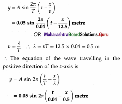 Maharashtra Board Class 12 Physics Important Questions Chapter 6 Superposition of Waves Important Questions 2
