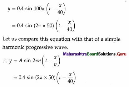Maharashtra Board Class 12 Physics Important Questions Chapter 6 Superposition of Waves Important Questions 4