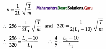 Maharashtra Board Class 12 Physics Important Questions Chapter 6 Superposition of Waves Important Questions 56