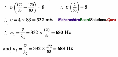 Maharashtra Board Class 12 Physics Important Questions Chapter 6 Superposition of Waves Important Questions 63