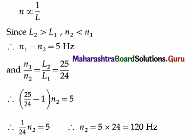 Maharashtra Board Class 12 Physics Important Questions Chapter 6 Superposition of Waves Important Questions 64