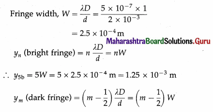 Maharashtra Board Class 12 Physics Important Questions Chapter 7 Wave Optics 103
