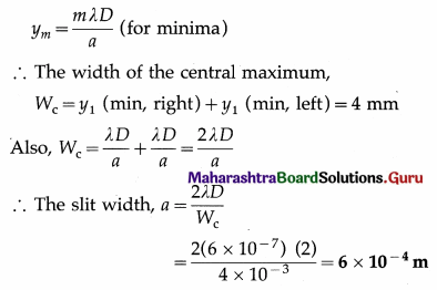Maharashtra Board Class 12 Physics Important Questions Chapter 7 Wave Optics 135