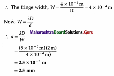 Maharashtra Board Class 12 Physics Important Questions Chapter 7 Wave Optics 91