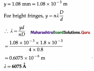 Maharashtra Board Class 12 Physics Important Questions Chapter 7 Wave Optics 97