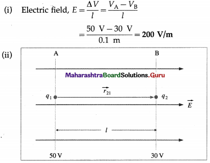 Maharashtra Board Class 12 Physics Important Questions Chapter 8 Electrostatics 38