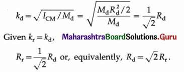Maharashtra Board Class 12 Physics Solutions Chapter 1 Rotational Dynamics 70