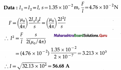 Maharashtra Board Class 12 Physics Solutions Chapter 10 Magnetic Fields due to Electric Current 14